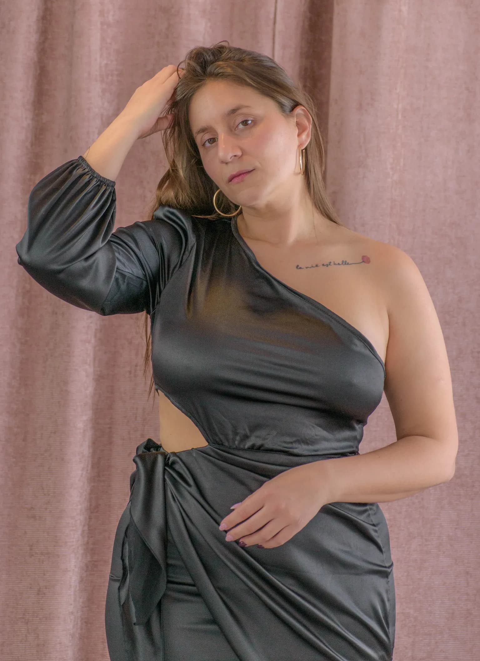 Vestido Negro, Corto - 106 - Imagen 3