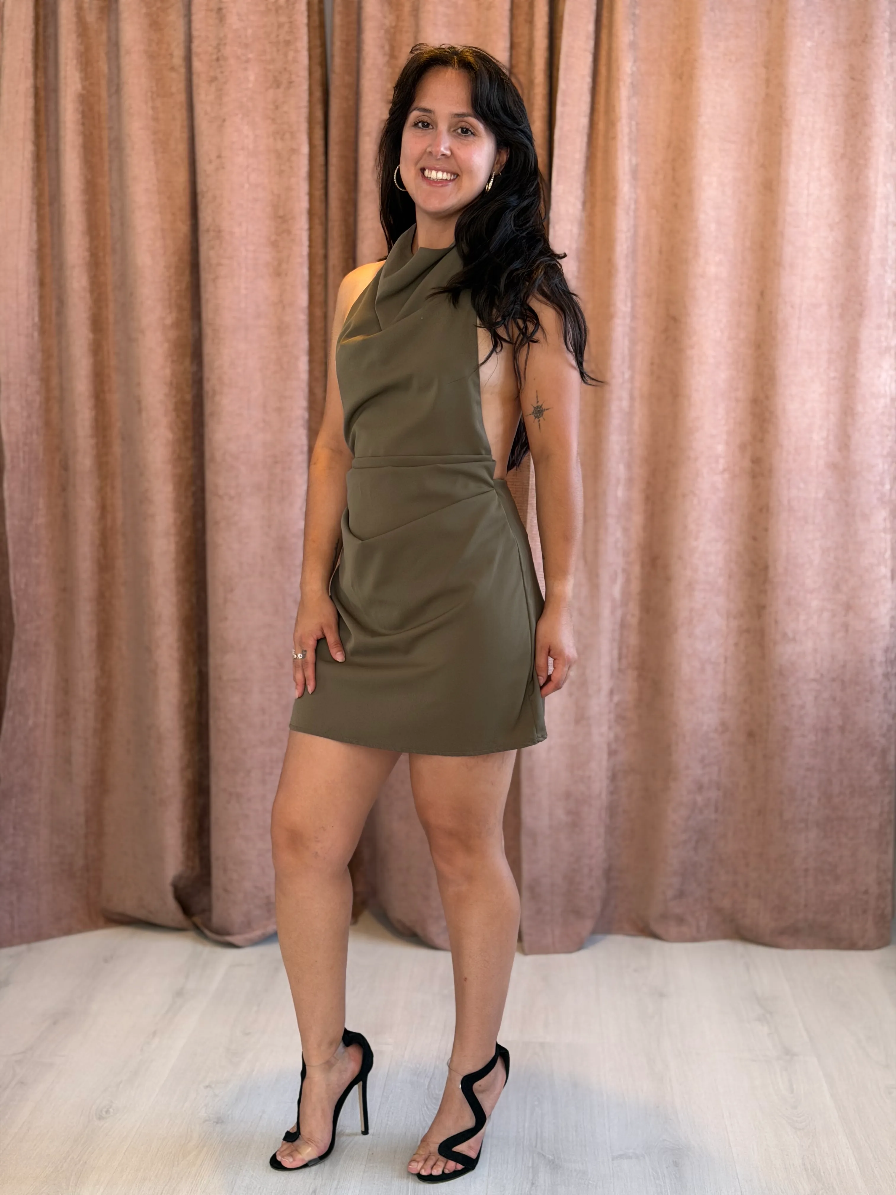 Vestido verde, Corto - 080 - Imagen 2