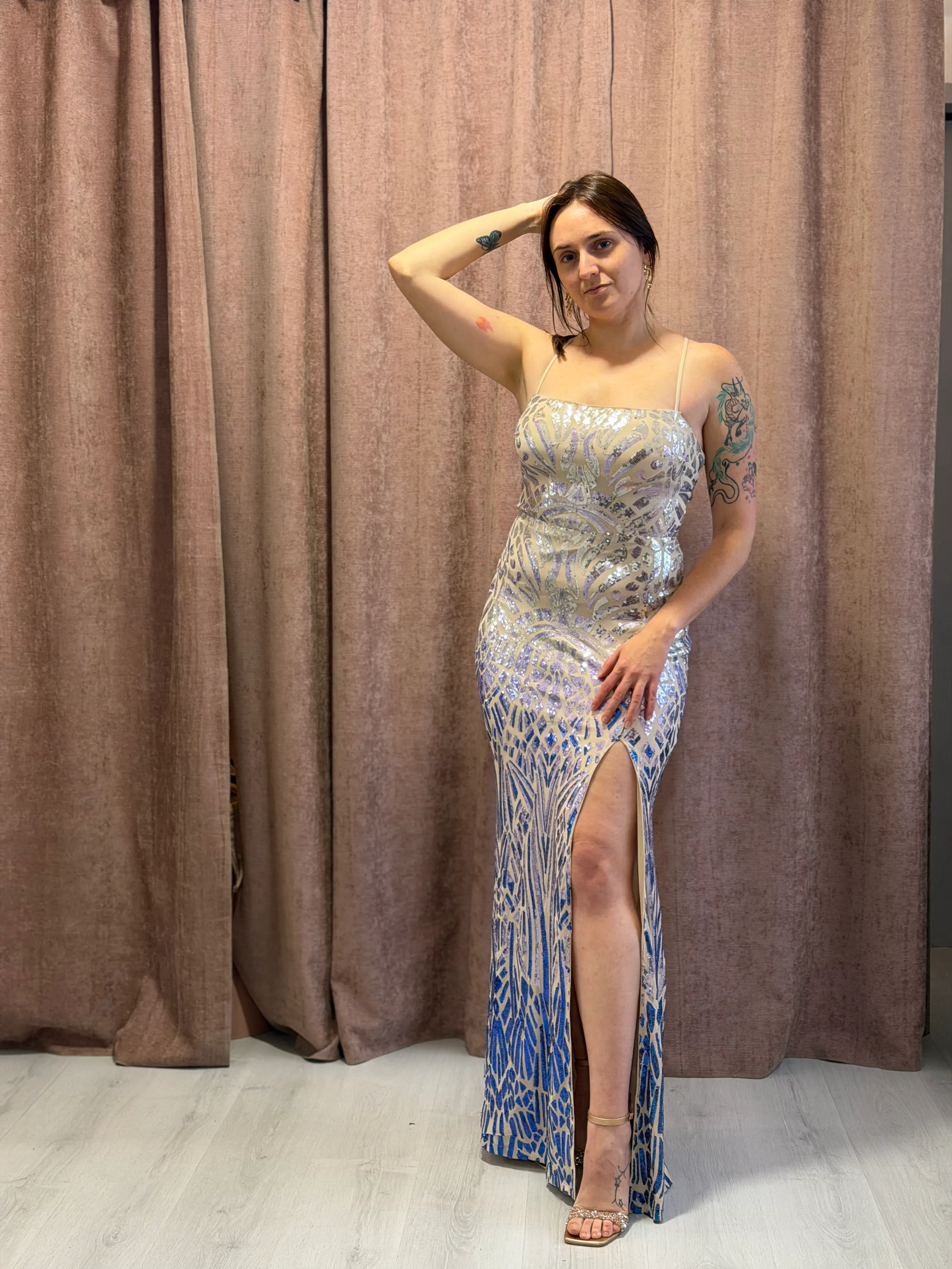 Vestido Brillo en Degrade - 050 - Imagen 1