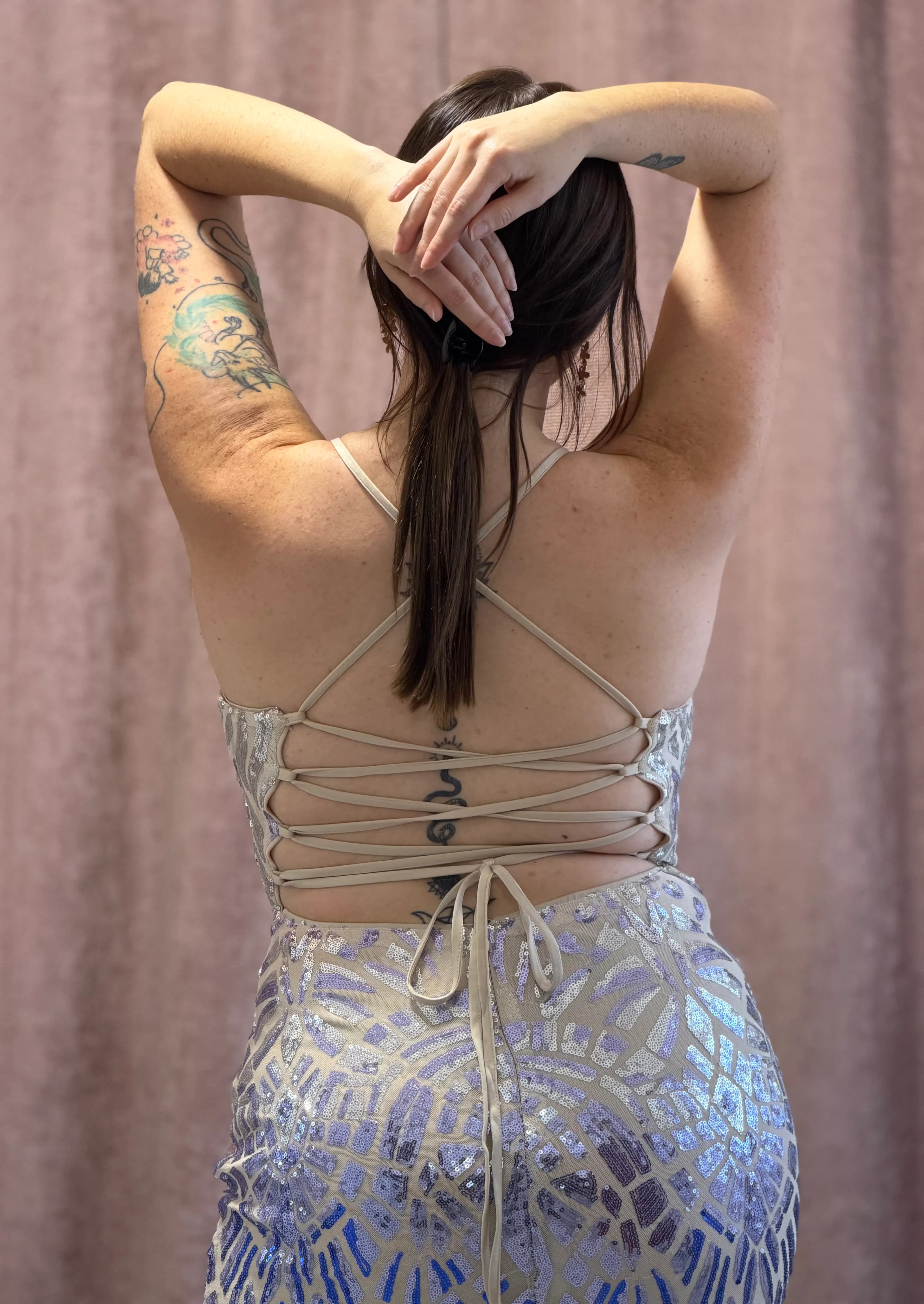 Vestido Brillo en Degrade - 050 - Imagen 4