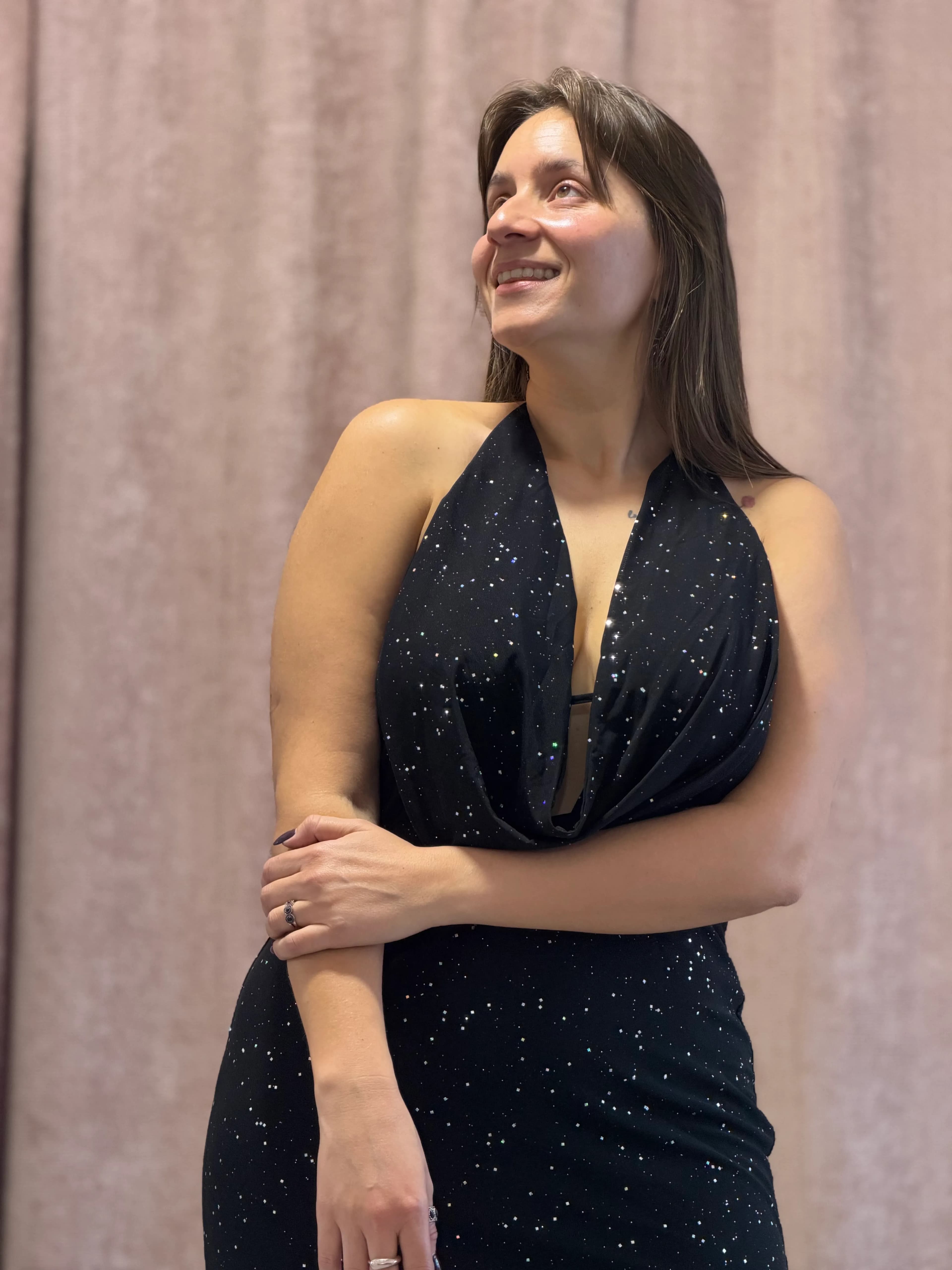 Vestido negro Jimena - 133 - Imagen 2