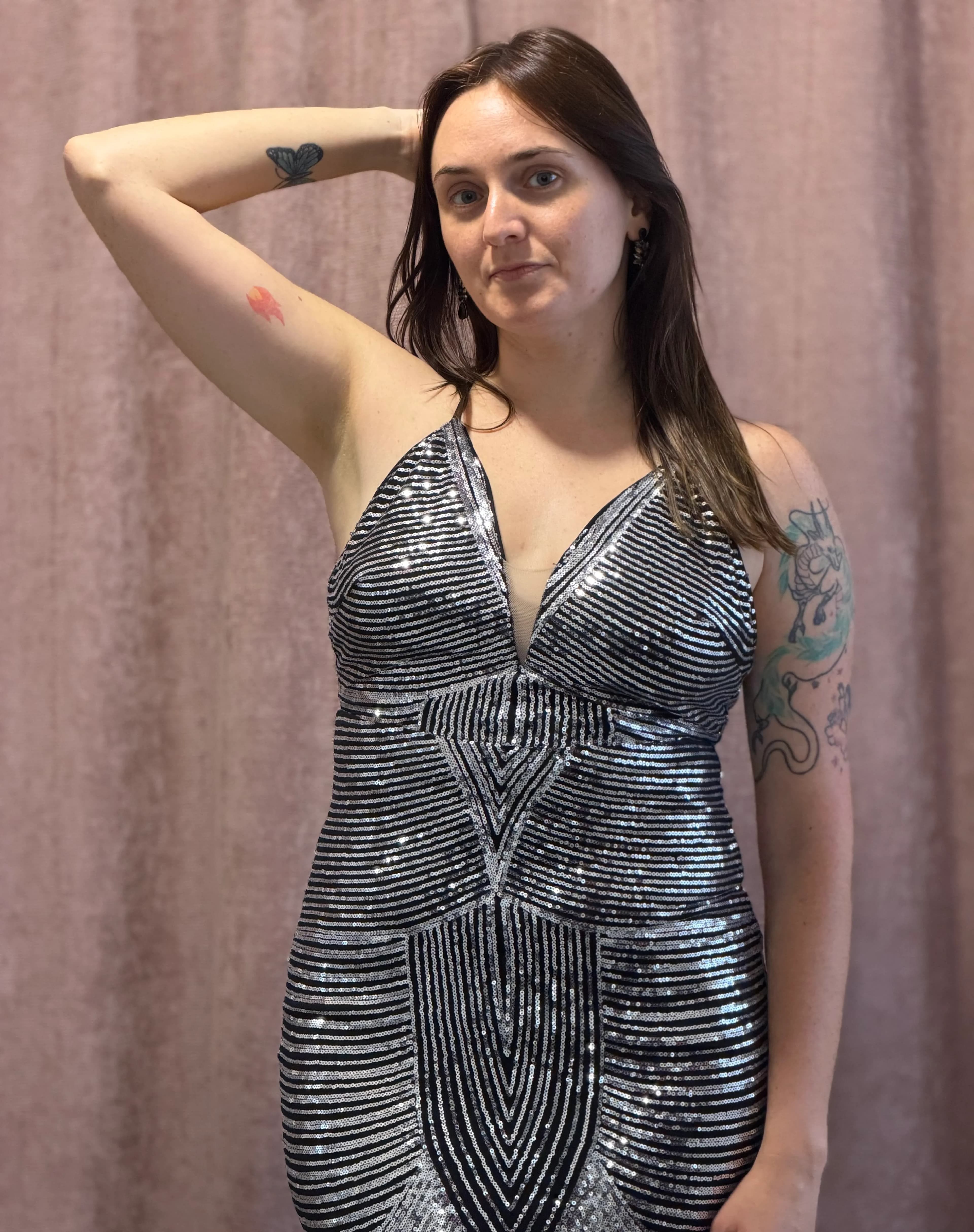 Vestido Sirena lurex - 065 - Imagen 2